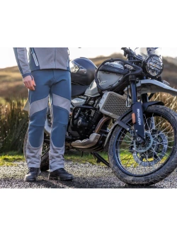 Spodnie motocyklowe tekstylne Knox Urbane Pro Move niebiesko-szare