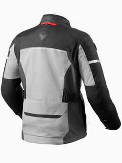 Kurtka motocyklowa tekstylna REV’IT! Outback 4 H2O szaro-czarna
