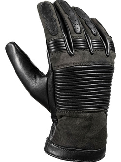 Rękawice motocyklowe skórzane John Doe Durango czarno-szare