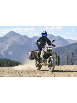 Kurtka motocyklowa tekstylna damska Klim Sedona szaro-czarna