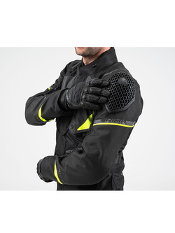 Kurtka motocyklowa tekstylna Shima Runner czarno-fluo