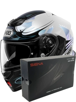 Zestaw: kask szczękowy Shoei Neotec 3 Breeze TC-2 + dedykowany interkom motocyklowy Sena SRL 3