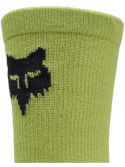 Skarpety Fox 6 Flexair Merino czarno-zielono-żółte