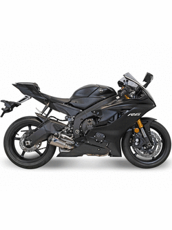 Tłumik Slip-On Termignoni GP2R - RHT tytan + rura łącząca do Yamaha YZF R6 (06-20)