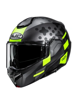 Kask szczękowy HJC I101 Aster szaro-żółty
