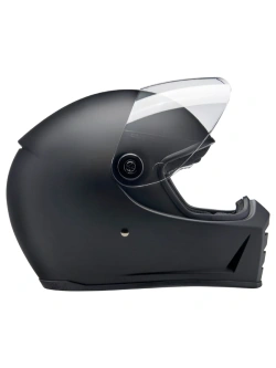 Kask integralny Biltwell Lane Splitter Flat czarny matowy