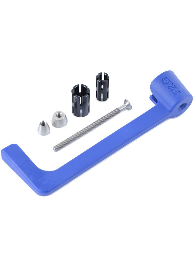 Osłona dźwigni hamulca R&G niebieska do Ducati Desert Sled (17-20), Triumph Daytona 675 (12-16)