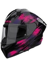 Kask integralny Airoh Matryx Reflex Violet czarno-różowy połysk
