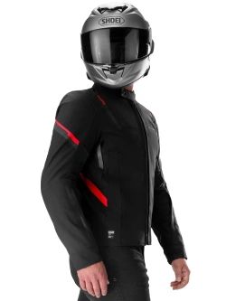 Kurtka motocyklowa tekstylna Shima Rush 3.0 czarno-czerwona
