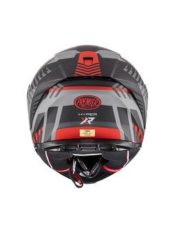 Kask integralny Premier Hyper XR92BM czarno-szaro-czerwony matowy