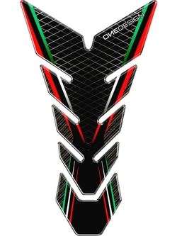 Tankpad Uniwersalny Onedesign Black Edition czarno-czerwono-zielony