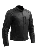 Kurtka motocyklowa skórzana Broger Legend czarna