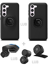 Zestaw do samochodu: etui na telefon Samsung Galaxy S23 oraz mocowanie Quad Lock
