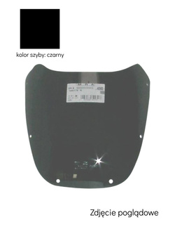 Szyba motocyklowa MRA Oryginalny kształt "O" Yamaha FZ 750 [86-] czarna