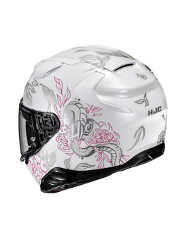 Kask integralny HJC F71 Eliz biało-różowy