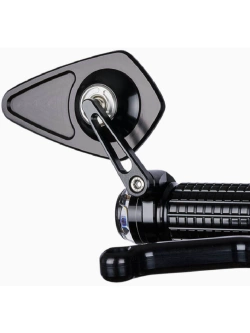 Lusterko motocyklowe uniwersalne Motogadget Mo.view Blade aluminiowe, czarne [długość ramienia: 61 mm]