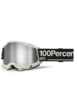 Gogle motocyklowe 100% Accuri 2 z szybką lustrzaną szaro-czarne