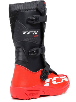 Buty motocyklowe dziecięce TCX Comp Kid czarno-czerwone