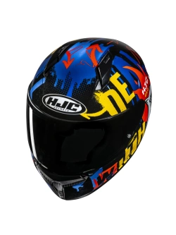 Kask integralny HJC C10 Fop czarno-niebieski