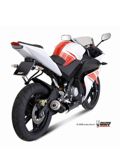 Pełny układ wydechowy (GP) MIVV do Yamaha YZF R125 (08-13) czarny