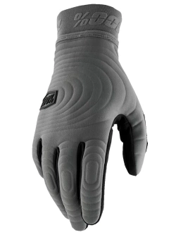 Rękawice cross 100% Brisker Xtreme szare