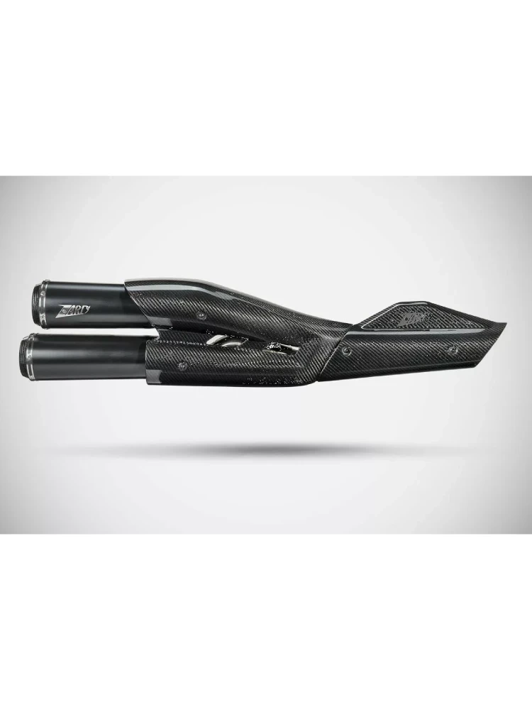 Pełny układ wydechowy Zard System 2:2 Slip-On Top Gun E5 Harley Davidson Sportster S 1250 (21-25) czarny matowy
