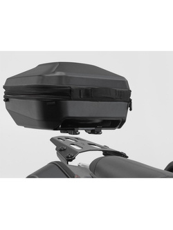 Zestaw: kufer centralny plastikowy + stelaż URBAN ABS SW-MOTECH YAMAHA MT-07 Tracer / Tracer 700 (16-), Yamaha Tracer 7 (21-) [pojemność 16-29 L ]
