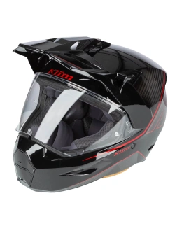 Kask adventure Klim X1 Alpha czarno-czerwony