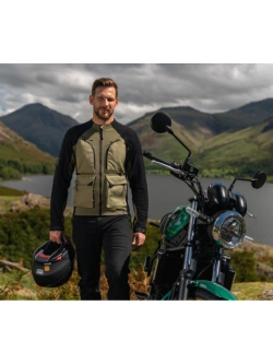 Koszula z ochraniaczami Knox Tor czarno-zielona