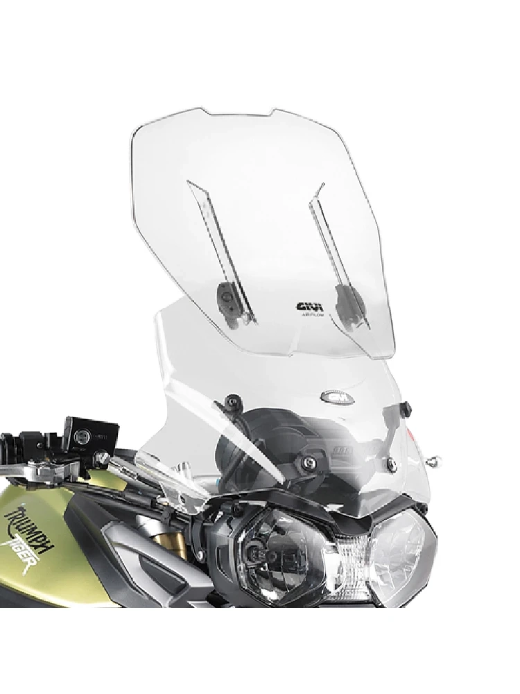 Szyba motocyklowa GIVI Airflow regulowana, przezroczysta Triumph  tiger 800/ 800 XC/ 800 XR (11-17)