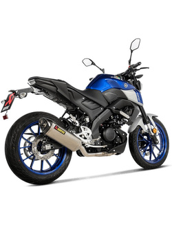 Pełny układ wydechowy Akrapovič Racing Line Yamaha MT-125/ YZF-R125/ YZF-R15 (21-24) [Titanium + Carbon]
