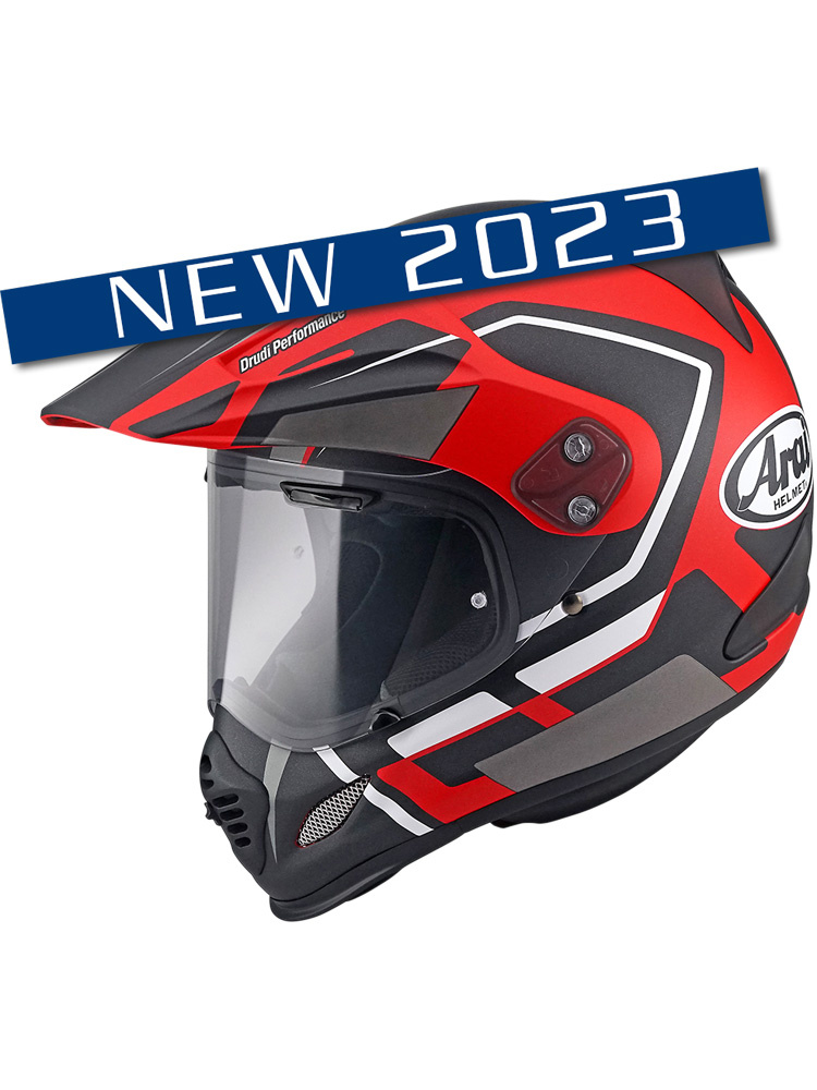 Kask integralny Arai Tour-X4 Detour II Fluor czerwony