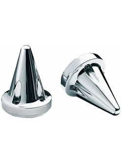Końcówki kierownicy Kuryakyn Stiletto do manetek ISO aluminiowe chromowane