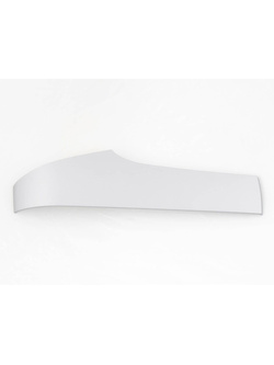 Plastikowy panel do bocznego lewego kufra firmy Hepco&Becker srebrny 