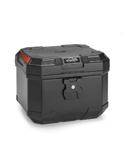 Kufer centralny Kappa Monolock K’Box KB37N z systemem Crablock, czarny [płyta montażowa w zestawie; poj.: 37l]