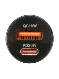 Ładowarka USB (A+C) Lampa [12/24V]