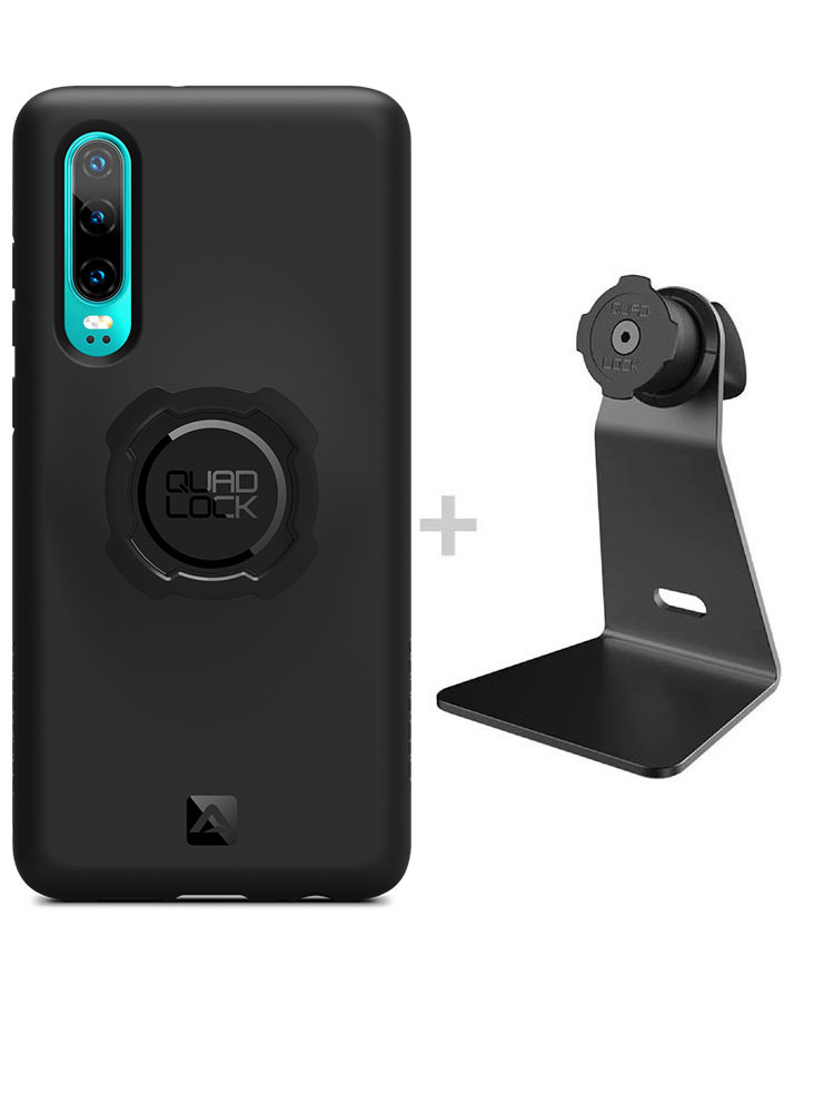 Zestaw na biurko: etui na telefon Huawei P30 + uchwyt Quad Lock
