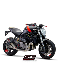Kolektor 2-1 do tłumików SC-Project oraz oryginalnych - Ducati Monster 821 [18-20]