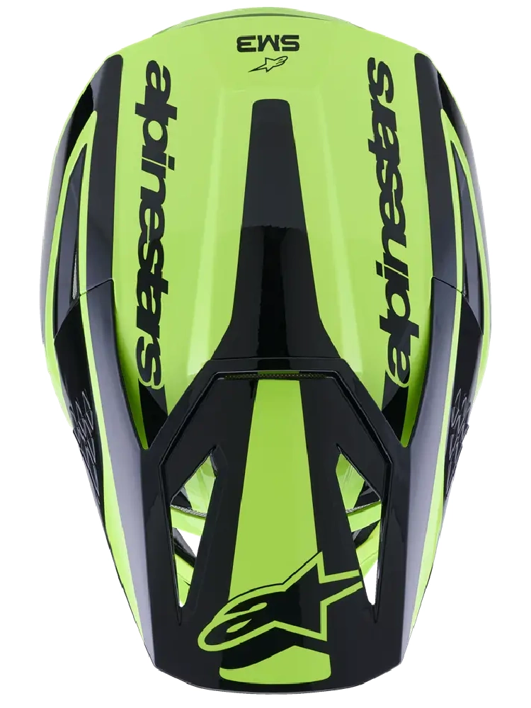 Kask enduro Alpinestars SM3 Heat czarno-zielone