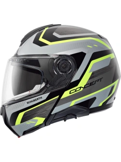 Kask szczękowy Schuberth Concept Kinetic czarno-szaro-żółty