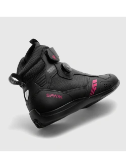 Buty motocyklowe Rebelhorn Spark 3 czarno-różowe
