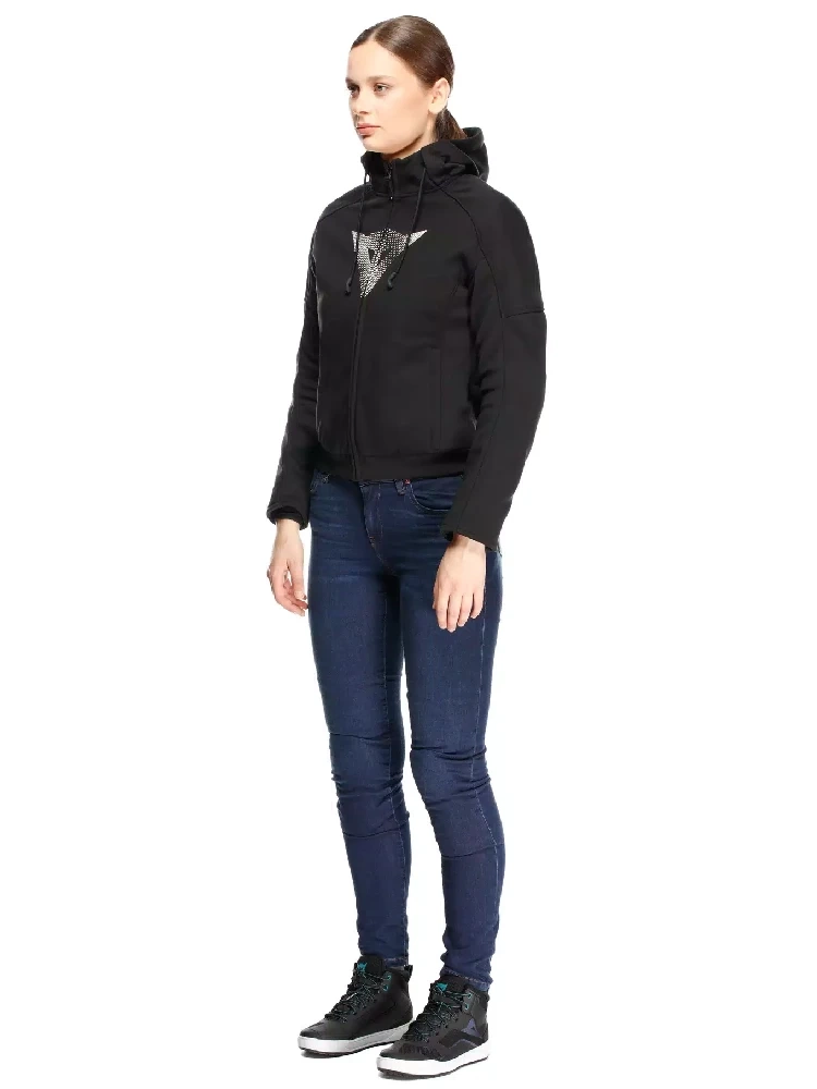 Bluza motocyklowa damska Dainese Daemon-X Safety czarna