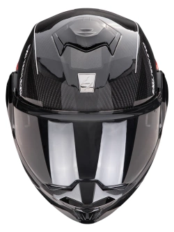 Kask szczękowy Scorpion Exo-Tech Evo Carbon Cad czarno-czerwony