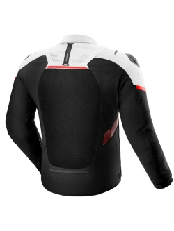 Kurtka motocyklowa tekstylna Shima STX Air G2 szaro-czarno-czerwona