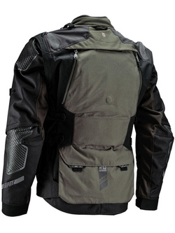 Kurtka motocyklowa tekstylna Leatt ADV MultiTour 5.5 Forest czarno-zielona