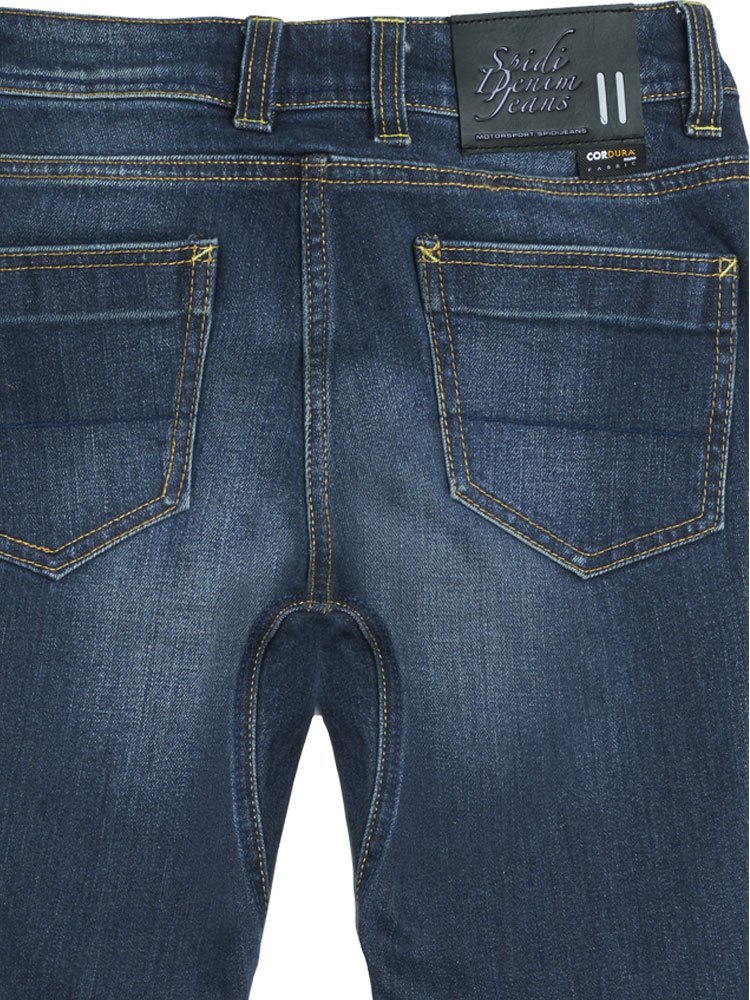 Jeansy motocyklowe damskie Spidi J-Tracker Lady długie ciemnoniebieskie