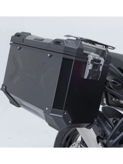 Zestaw: kufry boczne TRAX ADV + stelaże PRO SW-Motech Ducati Multistrada V2/ S (12,13,14) (24-) czarne [poj.: 2 x 45 L]