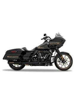 Tłumiki motocyklowe Rinehart Racing 4.5" HP45 do wybranych modeli Harley Davidson Touring czarne/brązowe matowe