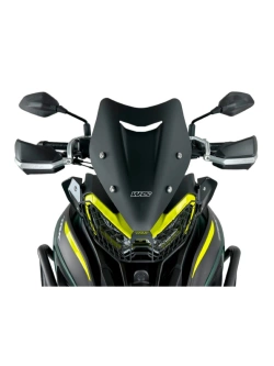 Szyba motocyklowa WRS Sport Benelli TRK 702/ X (23-) czarna matowa
