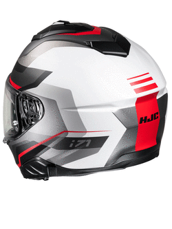 Kask integralny HJC i71 Nior szaro-biało-czerwony